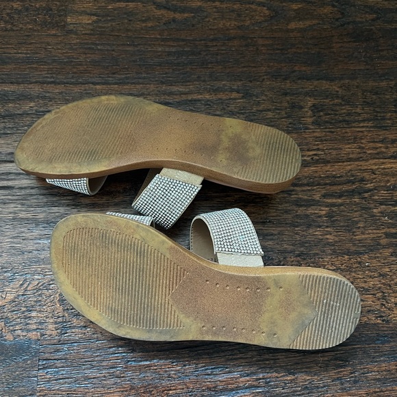 Steve Madden 5.5 sparkly sandal slides - Picture 5 of 6